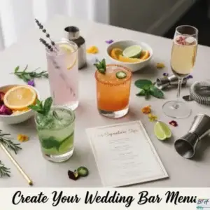 Signature Cocktails & Wedding Bar Menu
