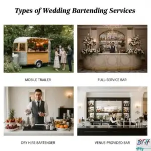 Types of Wedding Bartending Services