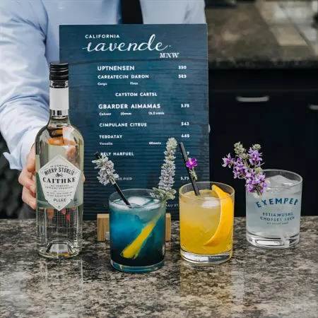 Cocktails inspired by California