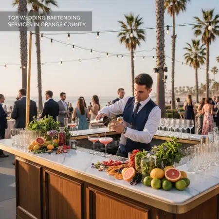 Top Wedding Bartending Services in Orange County