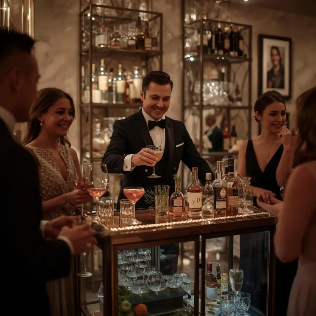 elegant wedding reception